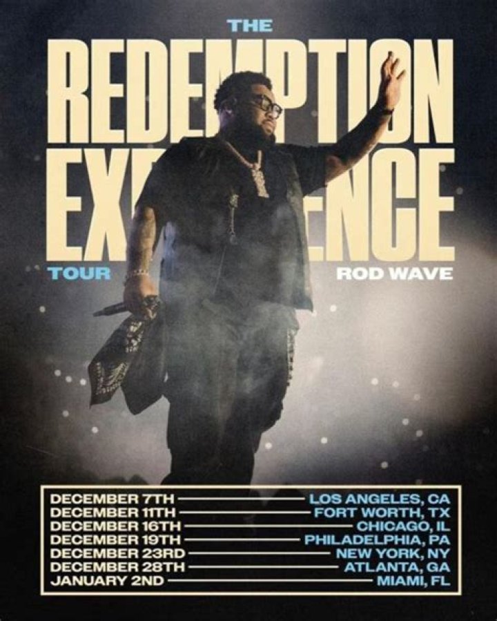 Rod Wave Concert 2023 Tour Dates, Locations, Presale Code, And How to Get Tickets? ·